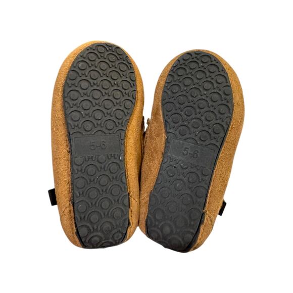 Lucky Brand Toddler Chestnut Brown Suede Moccasins 5/6 - Picture 6 of 6